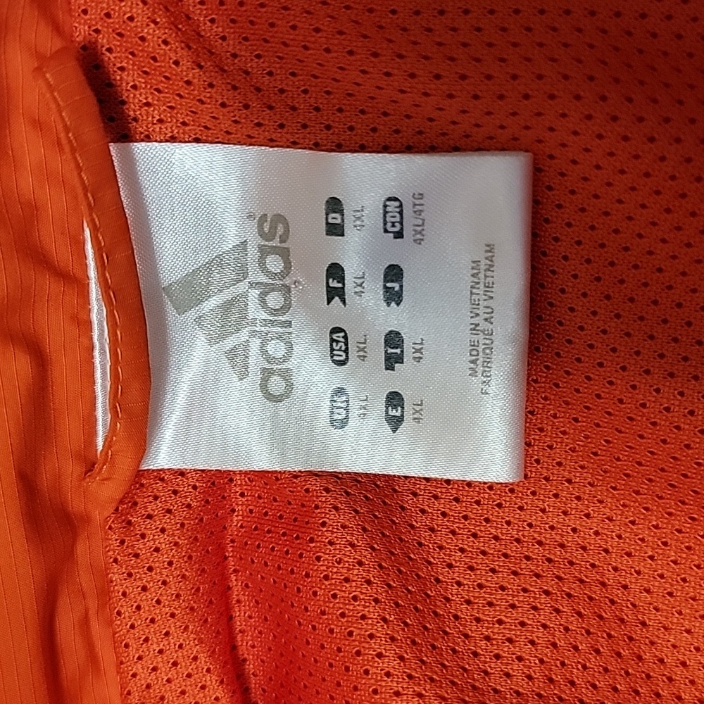 Adidas Orange Jacket 4 XL - Picture 5 of 6